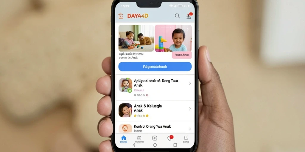 Antarmuka DAYA4D yang intuitif dan mudah digunakan.