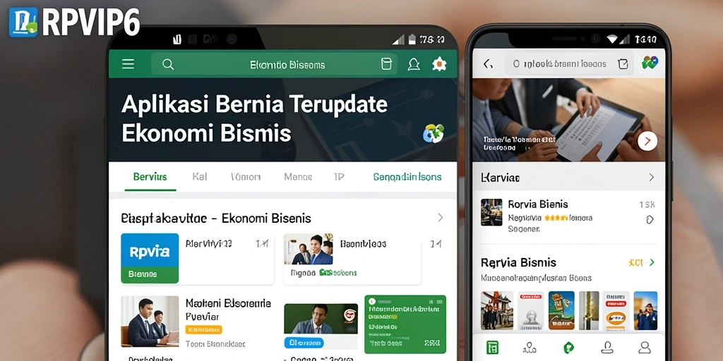 Tampilan antarmuka RPVIP6 yang intuitif dan informatif.
