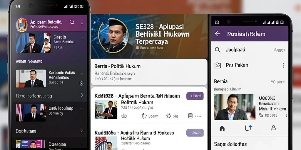 Tampilan antarmuka aplikasi SE328 yang sederhana dan informatif.